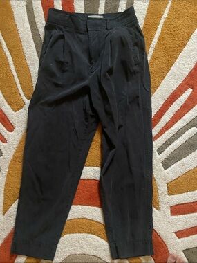 Everlane charcoal pleated pants